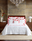 Marrakesh bed white/scarlet