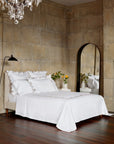 Marrakesh bed side angle white/sterling