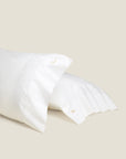 Federico white/white pillowcase pair