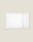 Federico white/antique silver pillowcase