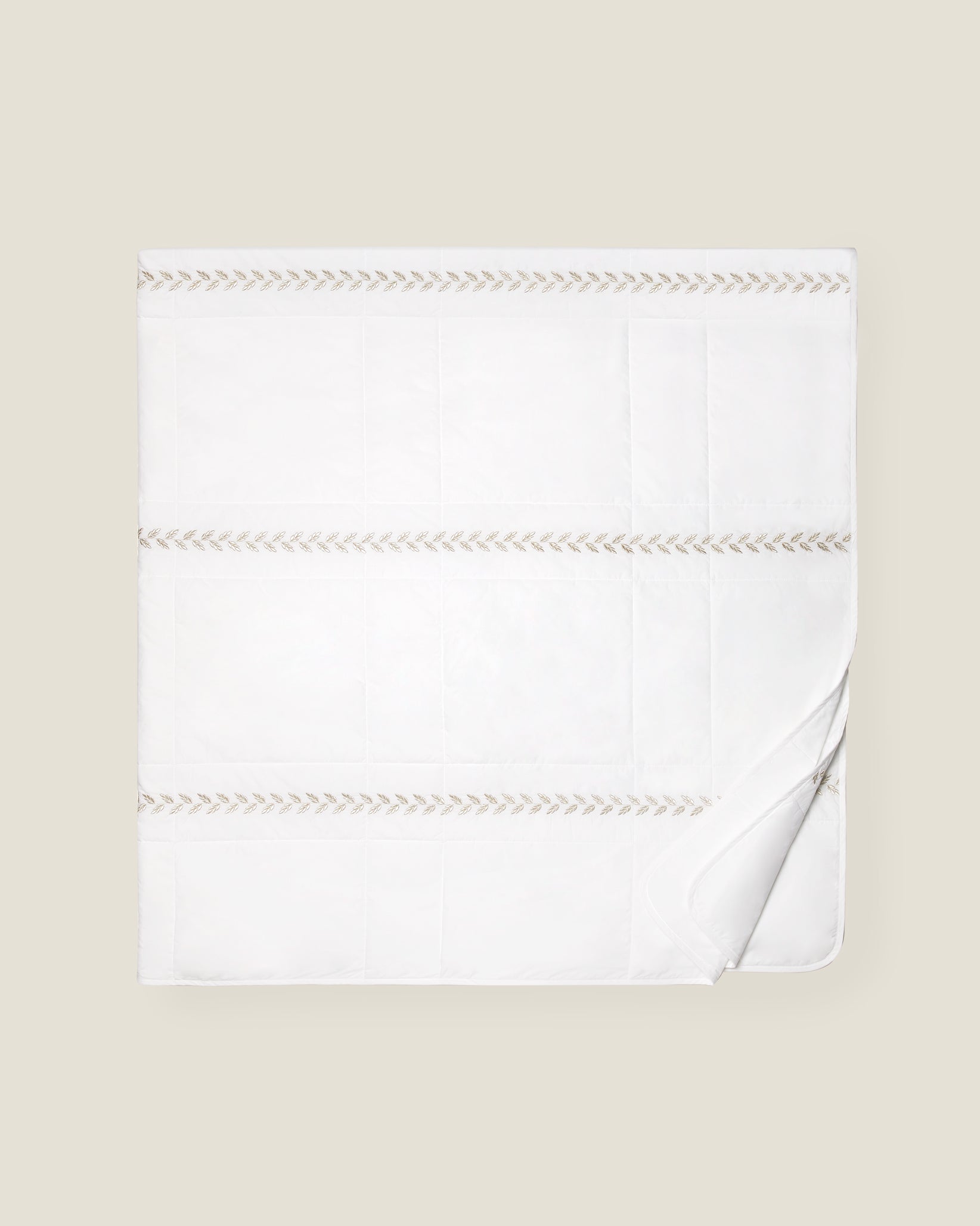 Federico quiltino white/antique silver