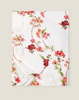 Fresia duvet cover folded in scarlet