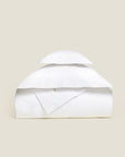 Icona duvet cover stack in white/white