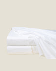 Icona flat sheet stack white/white & white/beige