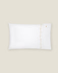 Icona pillowcase in white/beige