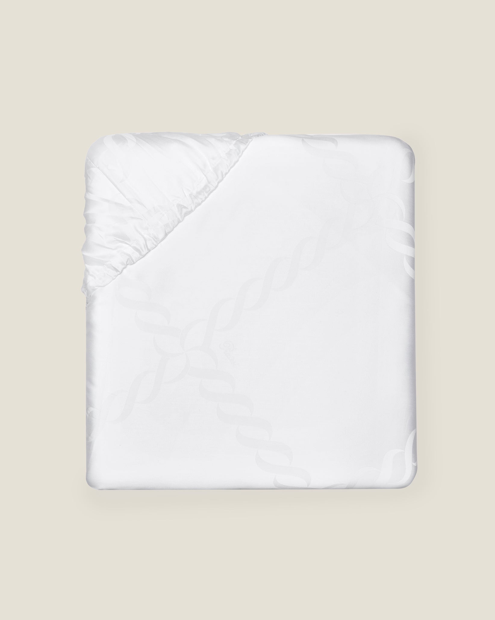Ori Treccia white fitted sheet