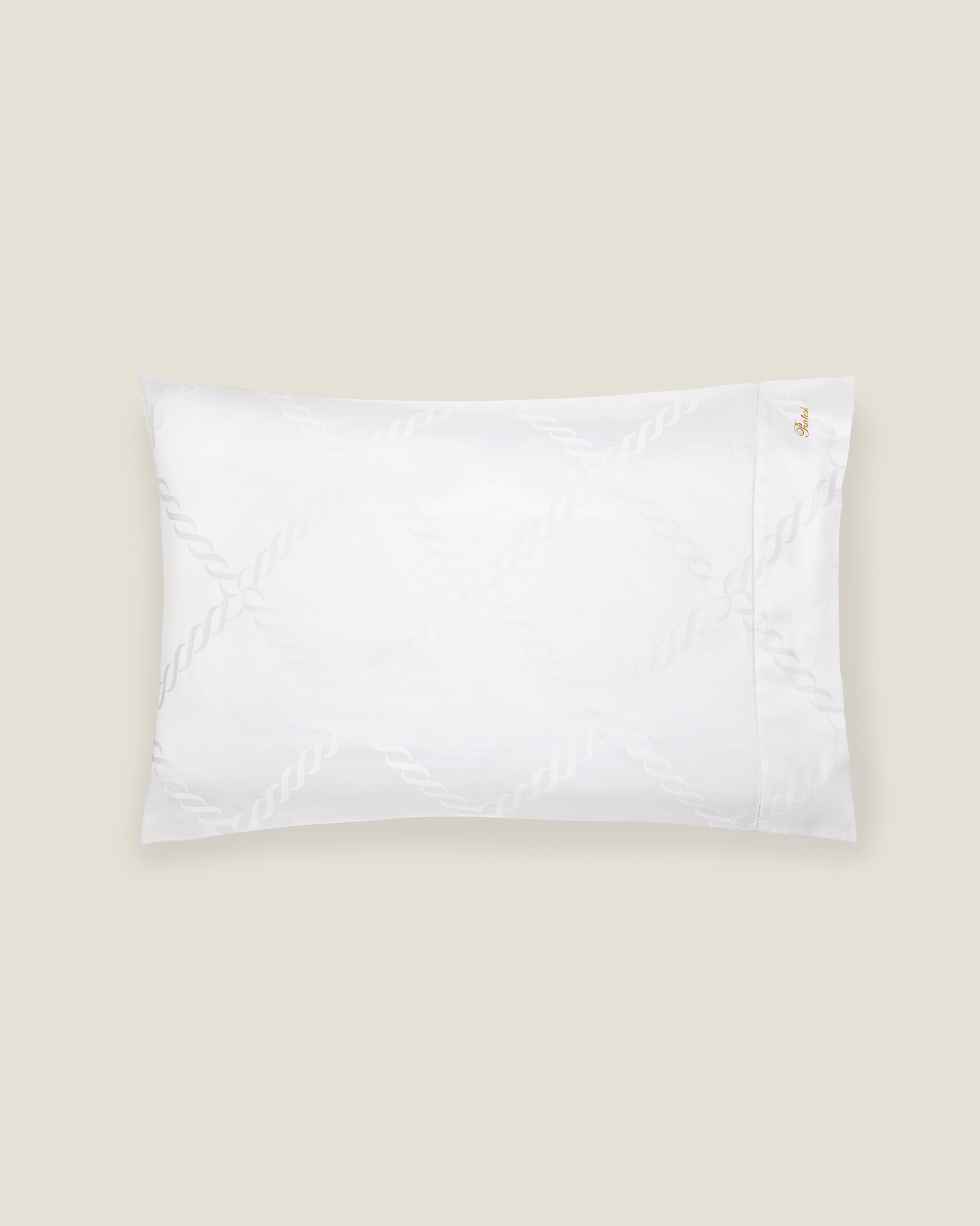 White Ori Treccia pillowcase