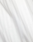Raso Rigato flat sheet in white texture