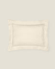 Raso Rigato Standard sham in beige