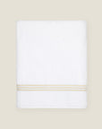 Tre Righe bath sheet white/beige