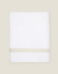 Tre Righe bath sheet white/beige