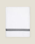 Tre Righe bath sheet white/black