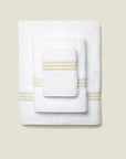 Tre Righe White/Beige Bath Set