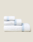 Tre Righe White/Light Blue Bath Set