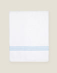 Tre Righe bath towel white/medium blue