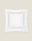 Tre Righe Euro sham white/beige