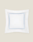 Tre Righe euro sham white/light blue