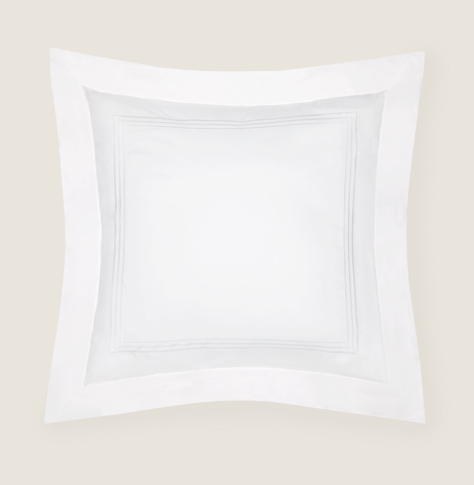 CUSTOM PRATESI TRE RIGHE BOUDOIR SHAM