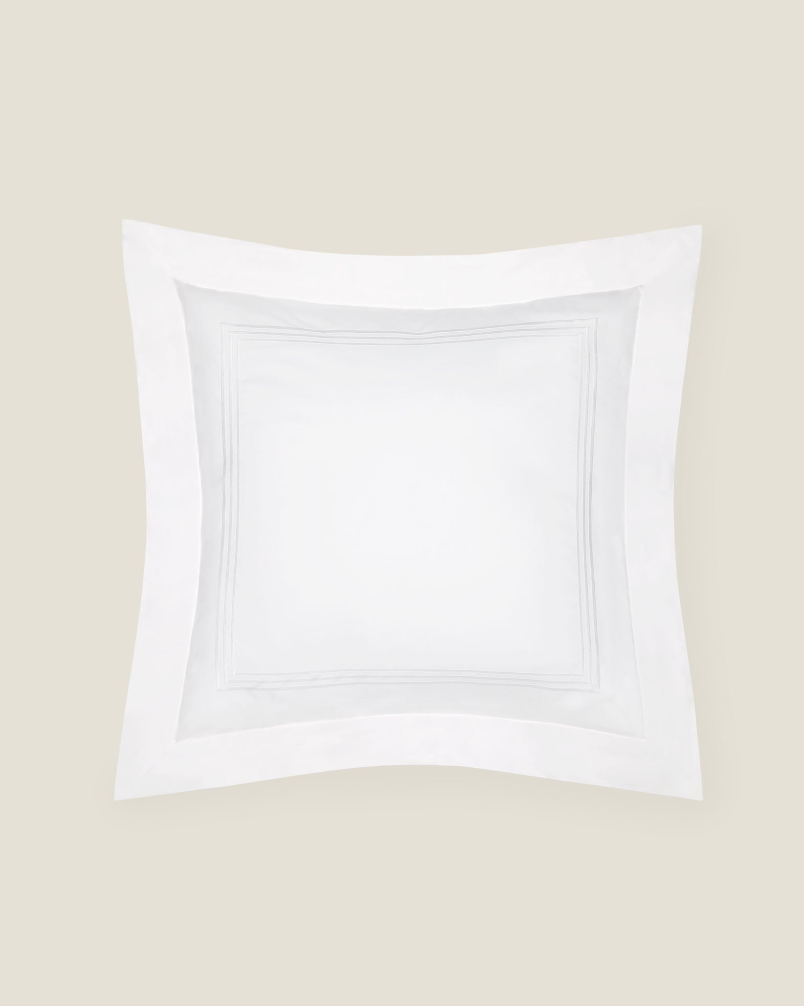 Tre Righe euro sham white/white