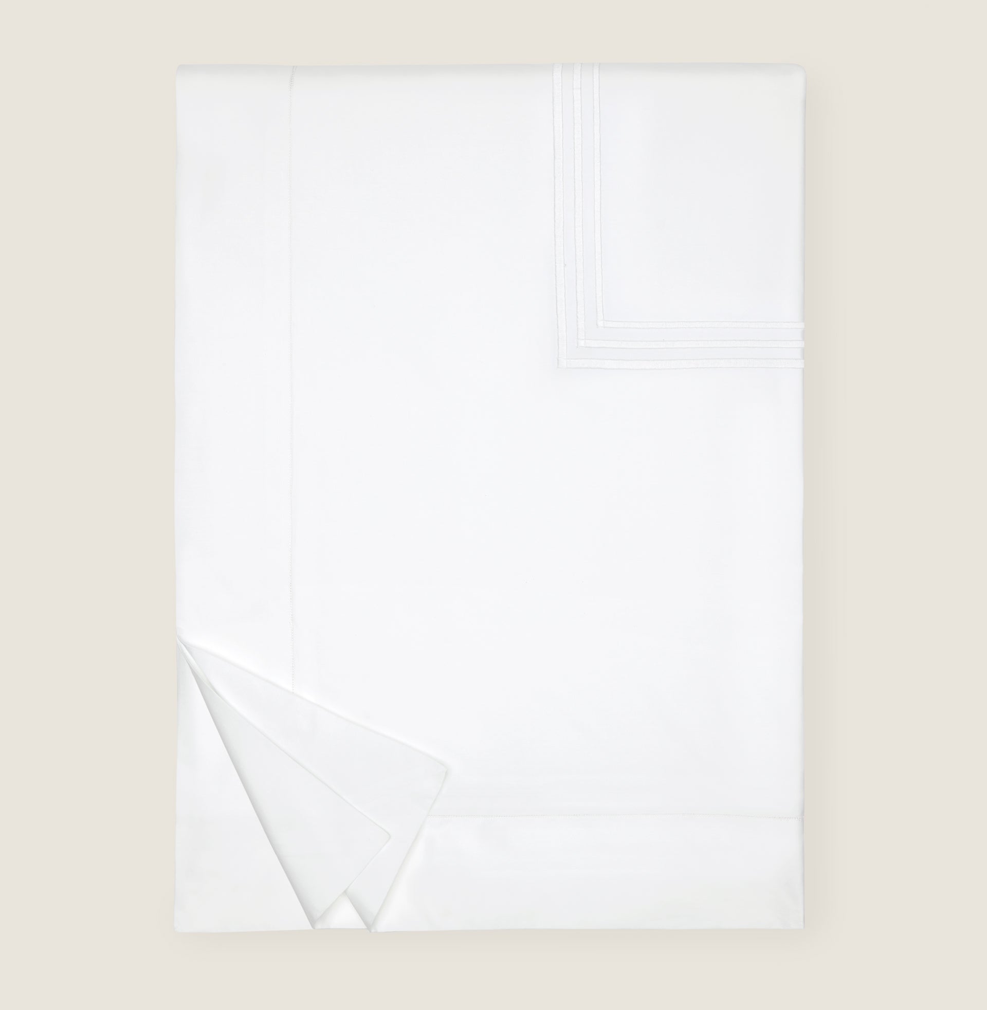 CUSTOM PRATESI TRE RIGHE BOUDOIR SHAM