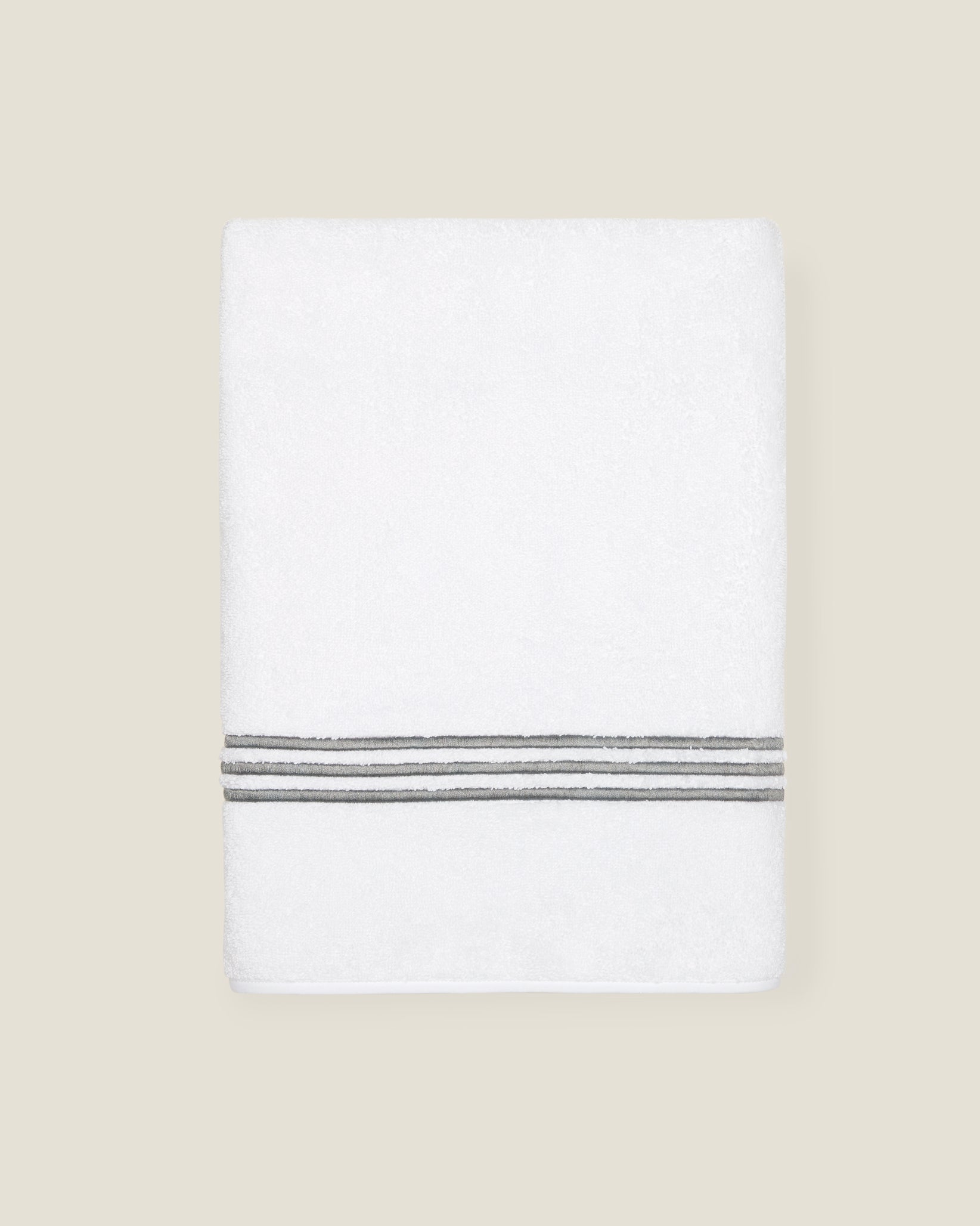 Tre Righe hand towel white/charcoal