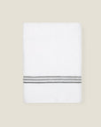 Tre Righe hand towel white/charcoal