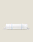 Tre Righe neckroll sham white/light blute