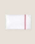 Tre Righe pillowcase white/scarlet