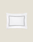 Tre Righe Ombre white/charcoal standard sham