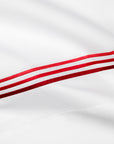 Tre Righe Ombre white/scarlet texture