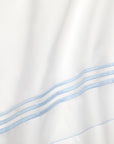 Tre Righe white/light blue texture