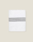 Tre Righe washcloth white/charcoal