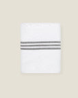 Tre Righe washcloth white/charcoal