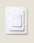 Treccia Moderno White/White Bath Set