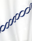 Treccia Moderno white/navy texture