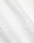 Treccia Moderno flat sheet texture in white/white