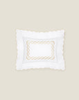 Treccia boudoir sham white/beige