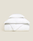 Treccia duvet cover stack white/white