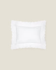 Treccia white/white boudoir sham