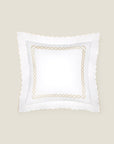 Treccia white/beige euro sham
