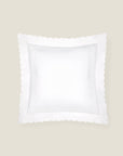 Treccia white/white euro sham