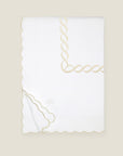 Treccia duvet cover white/beige