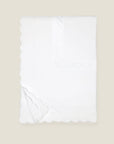 Treccia duvet cover white/white folded