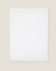 Treccia flat sheet white/white
