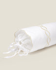 Treccia neckroll sham white/beige