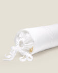 Treccia white/white neckroll sham