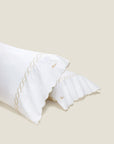 Treccia pillowcase white/beige