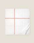 Treccia white/orange quiltino