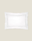 Treccia white/white standard sham