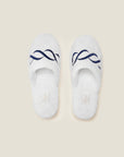 Treccia Slippers in navy